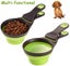 Food Scoop Collapsible Pet Food Measuring Spoon Clip Carousel 2