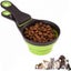 Food Scoop Collapsible Pet Food Measuring Spoon Clip Carousel 1
