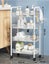 Kitchen Storage Shelf Rack Mesh Basket Trolley Cart Carousel 5