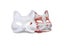 3PCS Therian Masks White Cat Masks Blank DIY Halloween Mask Animal Half Carousel 4
