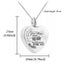 Veile Studios Heart Urn Necklace For Ashes Cremation Jewelry Keepsake Memorial P Carousel 2