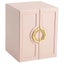 Veile Studios Pink Elegant 5 Layer Large Capacity Jewelry Storage Box With Dual Carousel 1