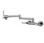 Wall Mounted Three Handle Double Joints Free Rotating Kitchen Sink Faucet Carousel 1