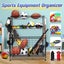 Ball Storage Rack Gym Sports Equipment Garage Organiser Carousel 1