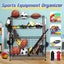 Ball Storage Rack Gym Sports Equipment Garage Organiser Carousel 2