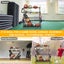 Ball Storage Rack Gym Sports Equipment Garage Organiser Carousel 3