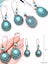 Boho Earrings Set 9 Pair Carousel 9