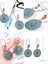 Boho Earrings Set 9 Pair Carousel 10