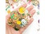 Mix Styles 20/30/50pcs Jewelry Making Charms Golden Enamel Plated Pendant For Carousel 12