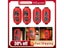 1/2/4pcs 10 Inch Hot Pot Sushi Lantern Japanese Style Printing Waterproof Bar Carousel 7
