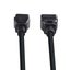 Dynamix C-IEC16A-2 16A IEC C20 to C19 Power Extension Cord - 2m - Black 1.5mm2 Carousel 2