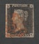 G.B. 1840 1D BLACK WITH 4 MARGINS NICE USED. (THE WORLD'S FIRST STAMP!) Carousel 1