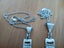Heavy Sterling Silver Ned + Nelly Kelly Pendants Carousel 4