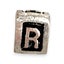 NZGD | Pandora Sterling Silver Bead Charm - Letter "R" Carousel 1