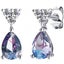 18K White Gold Crystal Alexandrite Earrings "Colleen" Carousel 1