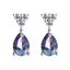 18K White Gold Crystal Alexandrite Earrings "Colleen" Carousel 5