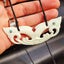 Natural Maori Bone Carving Pendant Necklace - Pekapeka Plate Pendant Carousel 1