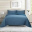 Velvet Bliss Coverlet & Euro Pillowcase by Top Drawer - Teal Carousel 1