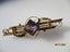 9ct gold and amethyst antique brooch Carousel 4