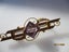 9ct gold and amethyst antique brooch Carousel 5