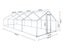 Metal Outdoor Chicken Coop 3x8M Carousel 10
