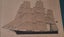 +++ VINTAGE " CALIFORNIA CLIPPER SHIP FLYING CLOUD " PRINT +++ Carousel 7