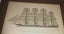 +++ VINTAGE " BRITISH FOUR MASTED SHIP COUNTY OF LINLITHGLOW " PRINT +++ Carousel 3