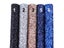30X134cm Black White Silver Red Plain Chunky Glitter Fabric Roll Twill Backing Carousel 4