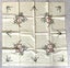 ** VINTAGE TABLE CLOTH ** 87 x 87 cm ** FLOWER BASKET * PURE FINE LINEN ** Carousel 1