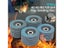 10Pcs 5" 125mm Angle Grinder Sanding Discs 40/60/80/120 Grit Grinding Wheel Carousel 9