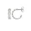 925 Sterling Silver Forever Love Hoop Earrings Real Romantic Gift For Women Carousel 1