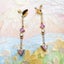 925 Sterling Silver Multicolour Stone Water Drop Earrings Carousel 4