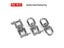 8-Shape 304# Stainless Steel Rotating Ring Wire Rope Connect Shackle Fast Carousel 9