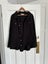 Virtuelle black stretch denim jacket, size 22. Carousel 2