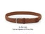 Elastic Braided Belt, Stretch Woven Belt - Blue Carousel 5