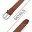 Elastic Braided Belt, Stretch Woven Belt - Blue Carousel 8