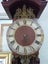 ORNATE DUTCH STYLE BRASS/WOOD WALL CLOCK. 8 DAY. Carousel 2