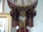 ORNATE DUTCH STYLE BRASS/WOOD WALL CLOCK. 8 DAY. Carousel 3