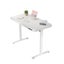ErgoLift Single Motor Sit Stand Desk with Drawer White 1.2m Carousel 3