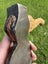 Beautiful condition vintage “No1 ROB T SORBY SHEFFIELD” stamped Kent axe/hatchet Carousel 10