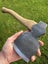 Beautiful condition vintage “No1 ROB T SORBY SHEFFIELD” stamped Kent axe/hatchet Carousel 8