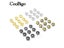 200pcs 6mm Round Decorative Rivets Leather Studs Nailhead Bead Spikes For Carousel 3