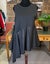 Elegant black asymmetric sleeveless Top – M.A. Dainty – Size 10 Carousel 1
