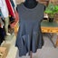 Elegant black asymmetric sleeveless Top – M.A. Dainty – Size 10 Carousel 10