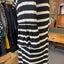 Chic black & white striped midi dress – Velvet by Graham & Spencer – Size M Carousel 9