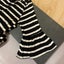 Chic black & white striped midi dress – Velvet by Graham & Spencer – Size M Carousel 10