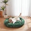 Charlie's Ascher Plush Corduroy Square Dog Bed Eden Green - Medium Carousel 1