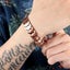 Men's Bracelet Magnetic Therapy Arthritis Pain Relief Pure Solid Copper Bangle U Carousel 9