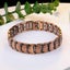 Men's Bracelet Magnetic Therapy Arthritis Pain Relief Pure Solid Copper Bangle U Carousel 13
