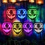 Glow LED Party Costume Mask Halloween Masks Carousel 6